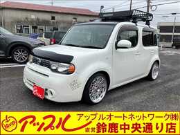 日産 キューブ 1.5 15G USDM仕様　エアサス　WORKアルミ