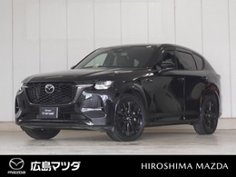 マツダ CX-60 3.3 XDハイブリッド エクスクルーシブ スポーツ ディーゼルターボ 4WD AWD 当社デモカー 黒革 BOSE ナビ ETC TV