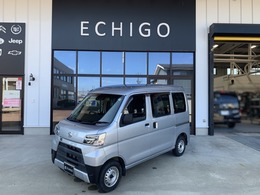 ダイハツ ハイゼットカーゴ 660 デラックス SAIII ハイルーフ 4WD 社外ナビTV　衝突軽減装置　パワステ　エア