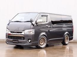 トヨタ ハイエースバン 2.0 スーパーGL ダークプライムII ロングボディ ESSEX車両 SD地デジナビCRS18AW 両側電動
