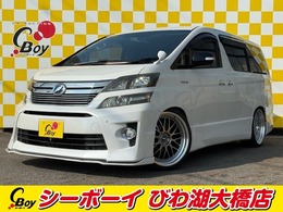 トヨタ ヴェルファイアハイブリッド 2.4 ZR 4WD シルクブレイズFエアロ　WORK18インチAW　T