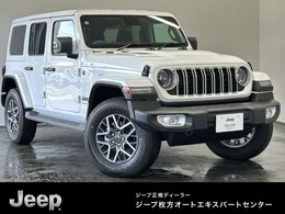 ジープ ラングラー アンリミテッド サハラ 4WD 登録済未使用車1オナ革シートヒーターACC