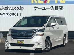 トヨタ ヴェルファイア ハイブリッド 2.5 V Lエディション E-Four 4WD 4WD　禁煙車　TRDフルエアロ