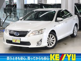 トヨタ カムリハイブリッド 2.5 レザーパッケージ シートヒーター　純正ナビ　バックカメラ