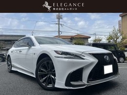 レクサス LS 500h Fスポーツ TRDフルエアロ サンルーフ 黒革シート