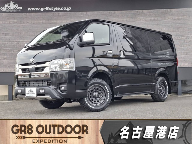 4WD/寒冷地仕様/両側パワースライドドア/BIG-Xナビ/パノラミックビューモニター/デジタルインナーミラー/ETC/社外16inアルミ/ベッドキット/TRDエアロ/TRDマッドフラップ