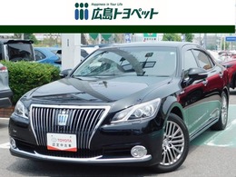 トヨタ クラウンマジェスタ 3.5 Fバージョン 黒本革 全周囲カメラ BSM 車検整備付き