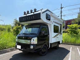 スズキ キャリイ サンデイRV製サンデイコンパクト エアコン　FFヒーター　電動オーニング