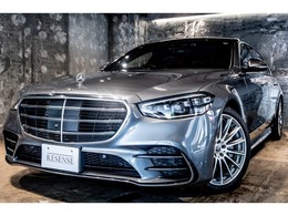 メルセデス・ベンツ Sクラス S580 4マチック ロング AMGライン (ISG搭載モデル) 4WD 1オーナー 赤革 3Dコックピット レザーEXC