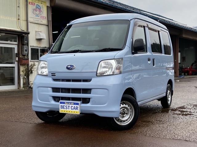 H29　サンバーバン　トランスポーター　4WD　5速マニュアル　入庫致しました☆■走行2万5900km★4WD☆5速マニュアル★エアコン☆パワステ★パワーウィンドウ☆キーレス