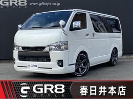 トヨタ ハイエースバン 2.8 スーパーGL ダークプライムII ロングボディ ディーゼルターボ BIGX 全方位カメラ パワスラ 18inAW