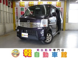 マツダ スクラムワゴン 660 PZターボ ロールーフ 4WD ターボ　ワンセグTV・ナビ　Bluetooth　バ