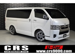 トヨタ ハイエースバン 2.8 スーパーGL ダークプライムII ロングボディ ディーゼルターボ CRSショック 外部充電 車中泊仕様 11型ナビ