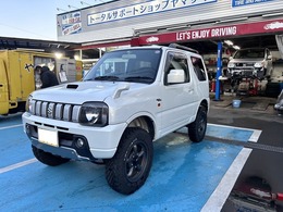 スズキ ジムニー 660 ワイルドウインド 4WD リフトアップ　社外アルミ　MTタイヤ