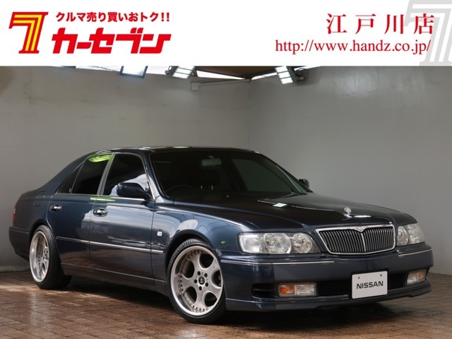 最安挑戦！ 日産 カーセブン (東京都) 5.0万キロ 1999年 41TR-X 4.1 シーマ タイヤ・ホイール