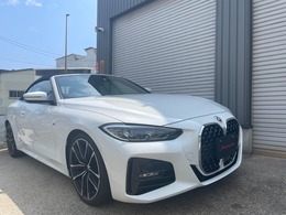 BMW 4シリーズカブリオレ 420i Mスポーツ ユーザー買取車　赤レザーシート