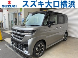 スズキ スペーシア 660 カスタム ハイブリッド XSターボ 新車未登録車 全方位モニター付ナビ装着車