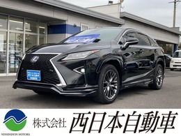 レクサス RX 450h Fスポーツ 4WD サンルーフ・赤革シート・後席モニター