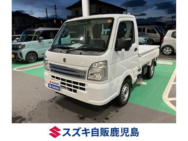 令和7年式　キャリイ　KCエアコン・パワステ　入荷。 色はホワイト♪　衝突被害軽減ブレーキ　4WD　5MT　キーレス　ラジオ