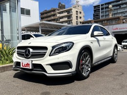 メルセデスAMG GLAクラス GLA 45 4マチック 4WD AMGレザーEX　パノラマルーフ　純正ナビ