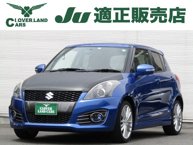 【クローバーランドカーズです、当店のお車をご覧頂きまして誠に有難うございます！！】H24年スイフトスポーツ・クルーズコントロール・バックカメラ・パドルシフト・HIDヘッドライト・フォグランプ・純正17インチAW