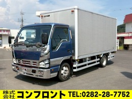いすゞ エルフバン アルミバン2トン積載小型ワイドロング アルミ箱車2t積載4HL1準中型免許フルハーフ
