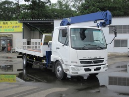 三菱ふそう ファイター 2.05t　タダノ3段クレーン フックイン セーフティローダー　荷台ラジコン付