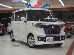 スズキ スペーシア 660 カスタム ハイブリッド GS 4WD 衝突軽減B・ナビTV・自動ドア・1年保証