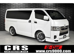 トヨタ ハイエースバン 2.8 スーパーGL ダークプライムII ロングボディ ディーゼルターボ ・両側パワースライドドア・デジタルインナ