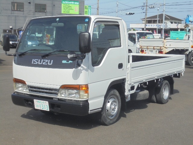 いすゞ エルフ 1.5t平ボディ 2001年 14.8万キロ (宮崎県) 都北