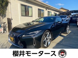 レクサス LC 500 Lパッケージ レザーシート　ヘッドアップディスプレイ