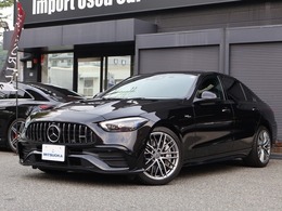 メルセデスAMG Cクラス C43 4マチック (BSG搭載モデル) 4WD MP202301 保証継承付 黒革 1オーナー禁煙 HUD
