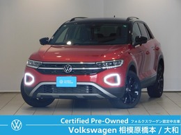 フォルクスワーゲン T-Roc TSI ブラック スタイル 認定中古車　純正ナビ　バックカメラ
