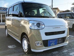ダイハツ ムーヴキャンバス 660 ストライプス Gターボ 届出済未使用車/純正7インチナビ付/全方位