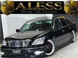 トヨタ セルシオ 4.3 eR仕様 黒革サンルーフ 車高調 新品AME20インチ