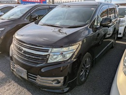 日産 エルグランド 3.5 ライダー ハイパフォーマンススペック ブラックライン 黒本革シート/全周囲カメラ/後席モニター/