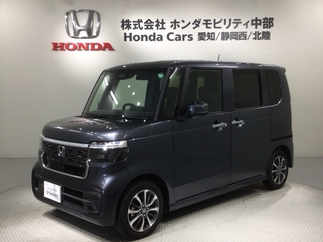 全国納車可 第三者機関証明書付 Honda SENSING 福祉車両 新車保証 試乗禁煙車 ナビVXM-245ZFEi フルセグRカメラ BTオ-ディオ ETC装備のN-BOXカスタム スロープ入庫！