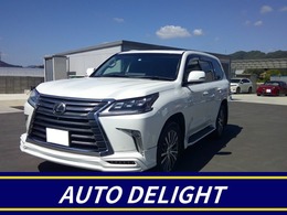 レクサス LX 570 4WD 社外エアロサンルーフ20インチアルミ