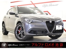 アルファ　ロメオ ステルヴィオ 2.0 ターボ Q4 ヴェローチェ 4WD 認定中古車保証付き　黒＆赤レザー内装