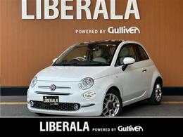 フィアット 500C ツインエアー ラウンジ 社外ナビ Bカメラ ガラスルーフ TV