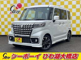 スズキ スペーシア 660 カスタム ハイブリッド XS 純正8インチナビ　レーダークルーズ