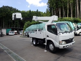 日野自動車 デュトロ H19 高所作業車　アイチSS10A 9.7m 走行 73665km 通信工事・メンテナンス