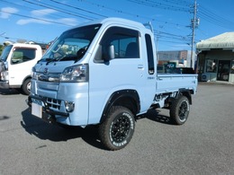 ダイハツ ハイゼットトラック 660 ジャンボ 3方開 4WD 4インチUP公認車 車高調　ナビ TV ETC