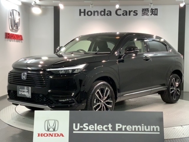 全国納車可 第三者機関証明書付 H SENSING 新車保証 ワンオ-ナ- 純正ナビ TV Rカメラ ドラレコ ETC LEDライト VSA シ-トヒ-タ- クルコン アルミ AAC装備のヴェゼルe:HEV Z入庫！