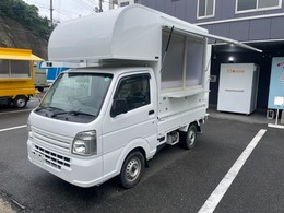 マツダ スクラムトラック 660 KC エアコン・パワステ トリパル拡張型キッチンカー1 00L給排水タ
