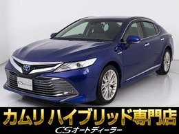 トヨタ カムリ 2.5 G レザーパッケージ 禁煙車/BSM/プリクラッシュ/黒本革/SDナビ