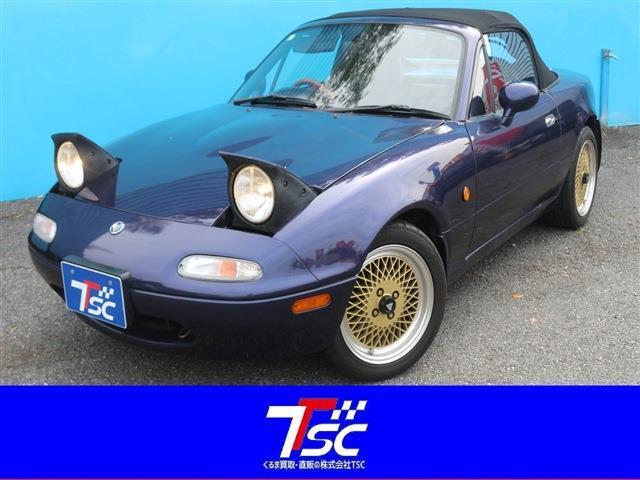 NA8Cロードスター入庫致しました！タイミングベルト交換済み！ENKEI15インチアルミやTEIN車高調など装着済みです！