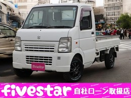 スズキ キャリイ 660 KCエアコン・パワステ 3方開 4WD 自社　ローン　社外アルミ　マッドタイヤ