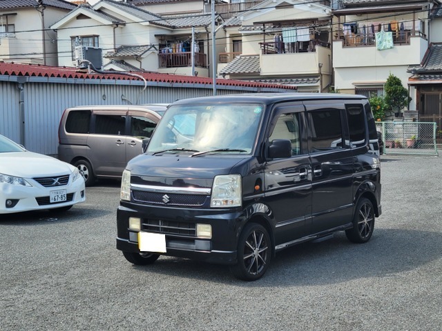 スズキ　エブリイワゴン　DA64W　PZターボスペシャル　車検2年　両側パワスラ　純正フルエアロ　エアコン　パワステ　パワーウィンドウ　アルミホイール　カーナビ