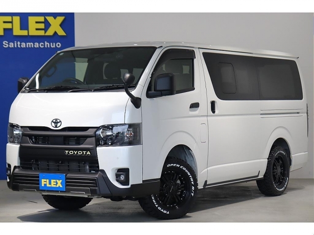 【厳選中古】ダークプライムII　ディーゼル4WD　ブラックエディション　フルフラットベッド　パノラミックビューモニター　サイドバー！